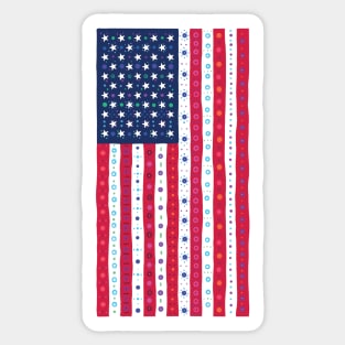 United States of America Flag Sticker